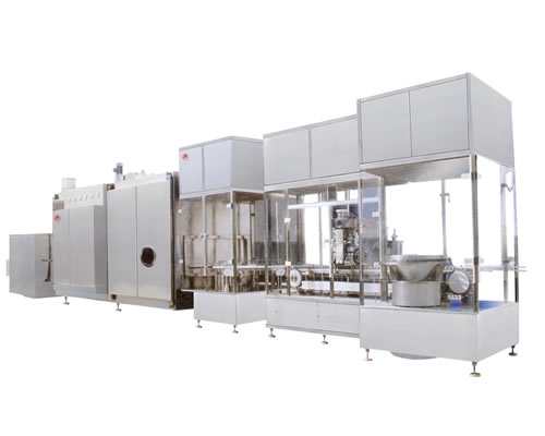 KQF型高速氣流式（shì）粉（fěn）劑分裝聯（lián）動線