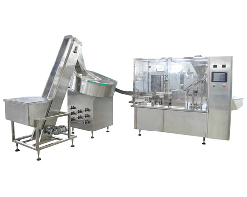 YGF係列（liè）易折塑料瓶口服液劑灌裝機